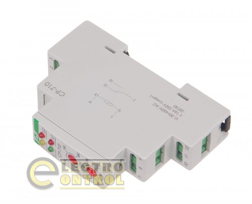 Реле напряжения F&F однофазное 16А CP-710