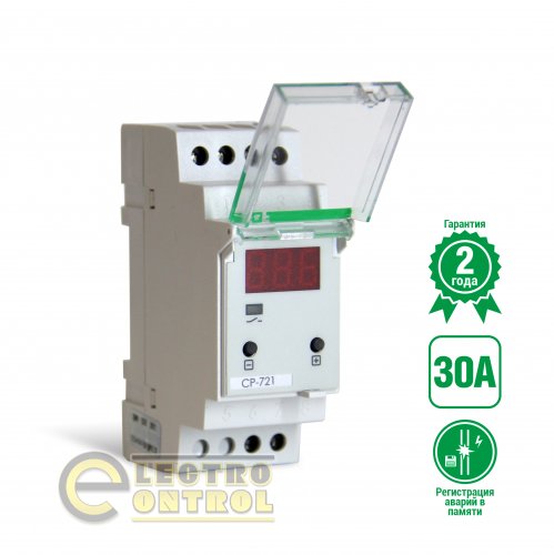 Реле напряжения F&F EA 30А CP-721