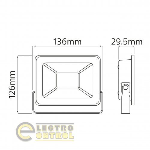Прожектор світлодіодний ASLAN-30 30W 6400K 068-010-0030-040