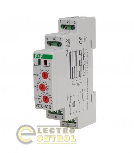 Реле времени PCU-510 DUO многофункциональное
