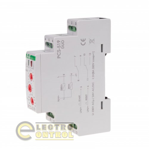 Реле времени PCS-519DUO многофункциональное 2NO/NC