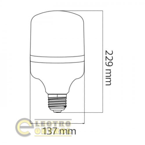 Светодиодная лампа Horoz TORCH-50 50W E27 4200К 001-016-0050-033