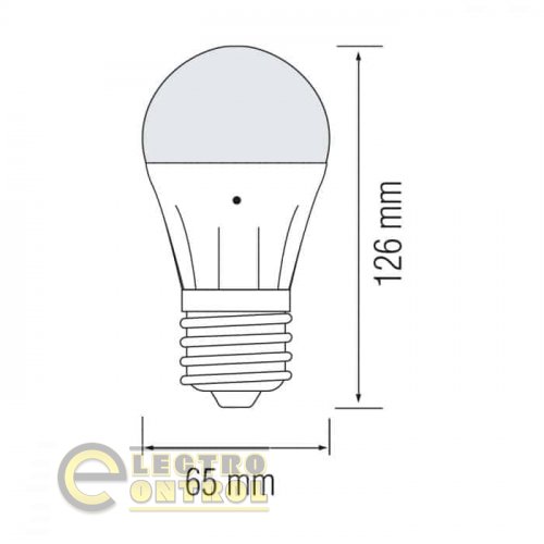 Светодиодная лампа Horoz DARK-10 с сумеречным датчиком 6400K