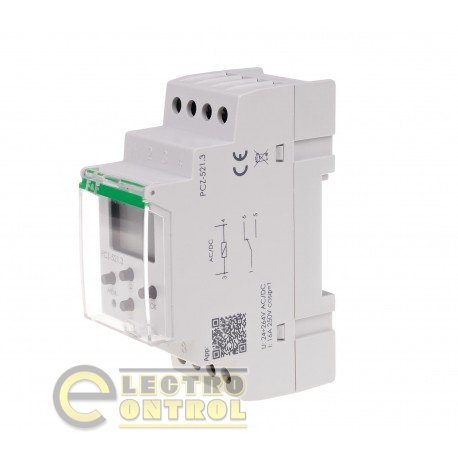 Таймер программируемый F&F PCZ-521.3 недельный одноканальный NFC