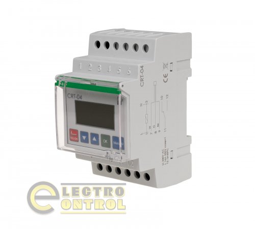 Регулятор температуры F&F CRT-04 таймер 230В AC от 0°C до +60°C 16А