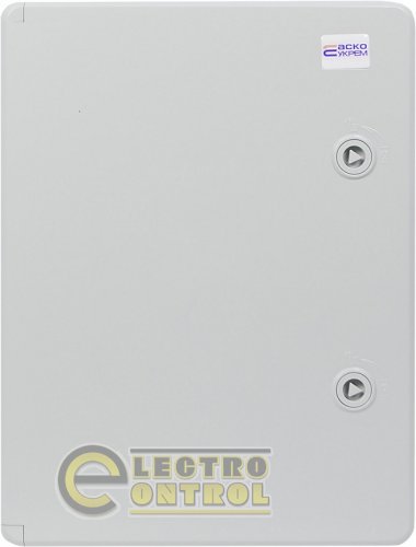 Корпус из АБС-пластика АСКО ударопрочный с монтажной панелью непрозрачная дверца 30х40х17 ІР65 серии UBox