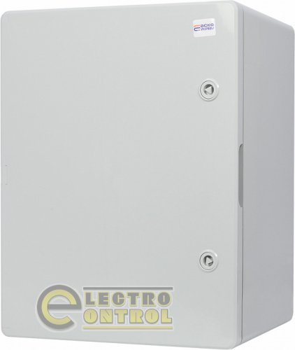 Корпус из АБС-пластика АСКО ударопрочный с монтажной панелью непрозрачная дверца 40х50х18 ІР65 серии UBox