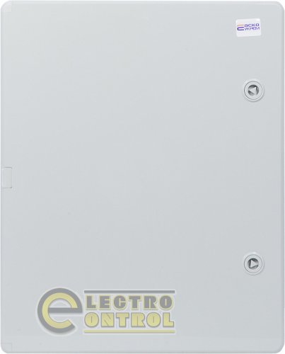 Корпус из АБС-пластика АСКО ударопрочный с монтажной панелью непрозрачная дверца 40х50х24 ІР65 серии UBox