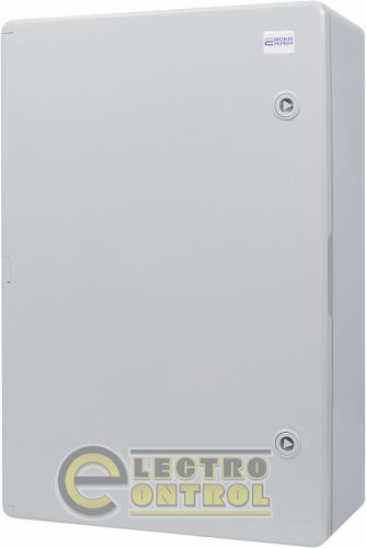 Корпус из АБС-пластика АСКО ударопрочный с монтажной панелью непрозрачная дверца 40х60х20 ІР65 серии UBox