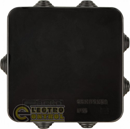 Розподільча коробка АСКО серії UAtmo Jet Black 85х85х50 (20шт)