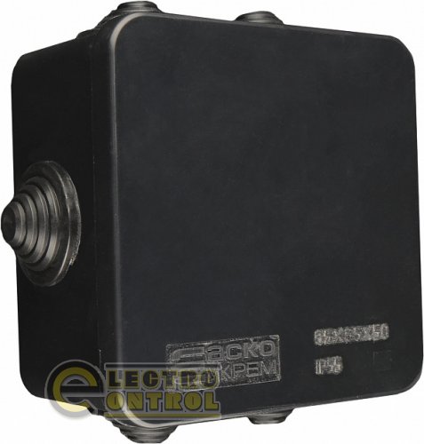 Розподільча коробка АСКО серії UAtmo Jet Black 85х85х50 (20шт)