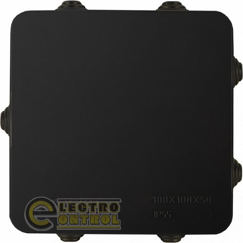 Розподільча коробка АСКО серії UAtmo Jet Black 100х100х50 (20шт)
