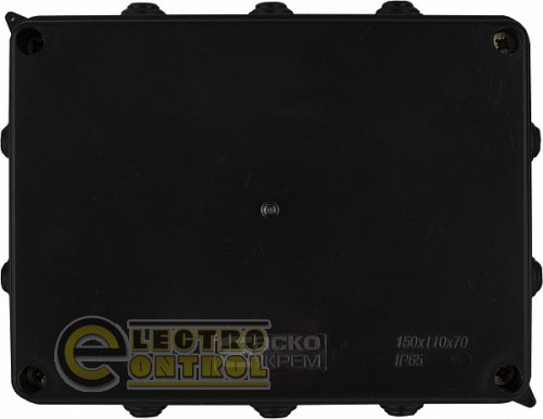 Распределительная коробка АСКО серии UAtmo Jet Black 150х110х70 (10шт)