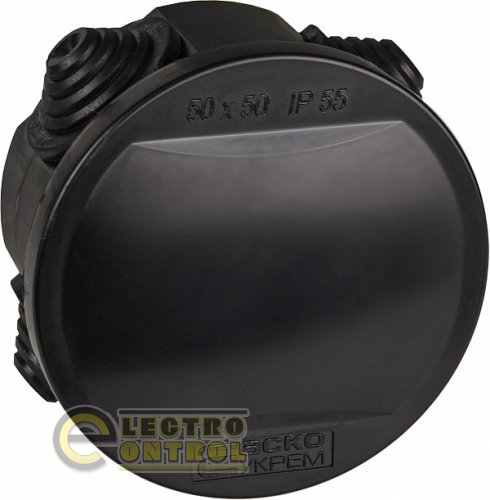 Розподільча коробка АСКО серії UAtmo Jet Black 50х50 (25шт)