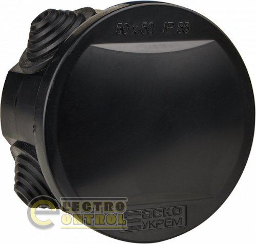 Розподільча коробка АСКО серії UAtmo Jet Black 50х50 (25шт)
