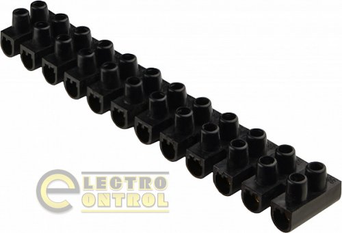 Клеммная колодка АСКО тип W(U) 16 мм² / 30А серии ЕМ чёрная