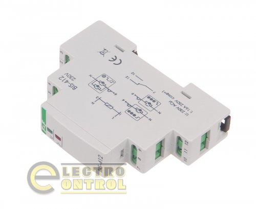Импульсное реле F&F BIS-412M-LED групповое 220В 16А