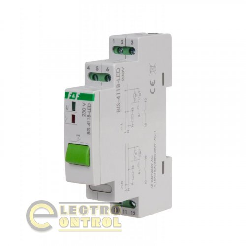 Імпульсне реле F&F BIS-411B-LED 220В 16А