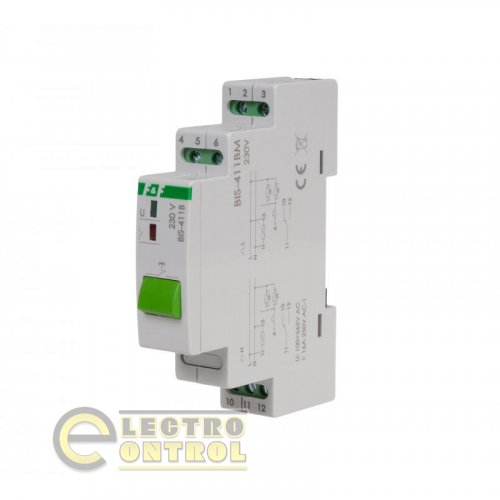 Імпульсне реле F&F BIS-411BM-LED 220В 16А