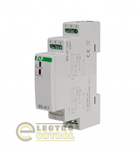 Імпульсне реле F&F BIS-411M-LED 220В 16А
