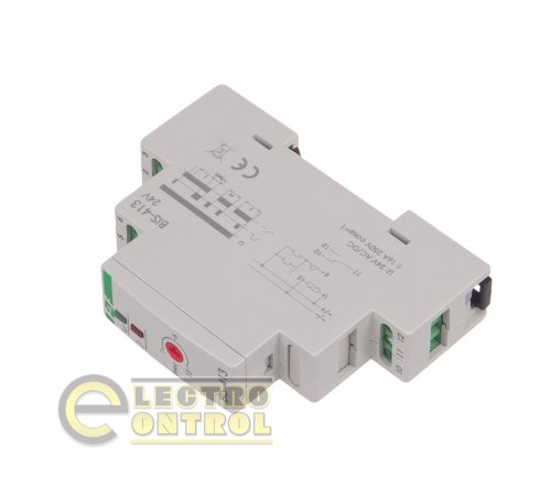 Импульсное реле F&F BIS-413-24V с задержкой времени 24В 16А