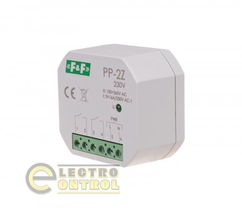 Електромагнітне реле F&F PP-2Z-230V 16А
