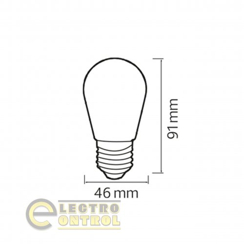 Светодиодная лампа Horoz FANTASY 2W E27 001-088-0002-010