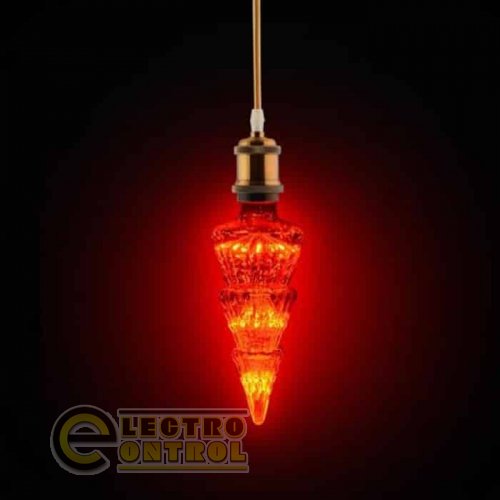 Светодиодная лампа Horoz PINE 2W красная 001-059-0002-020