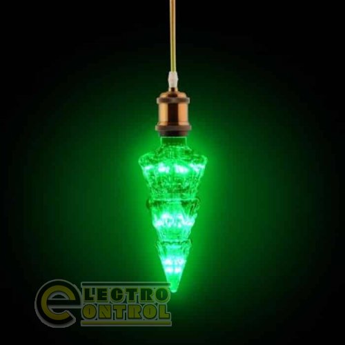 Светодиодная лампа Horoz PINE 2W зелёная 001-059-0002-040