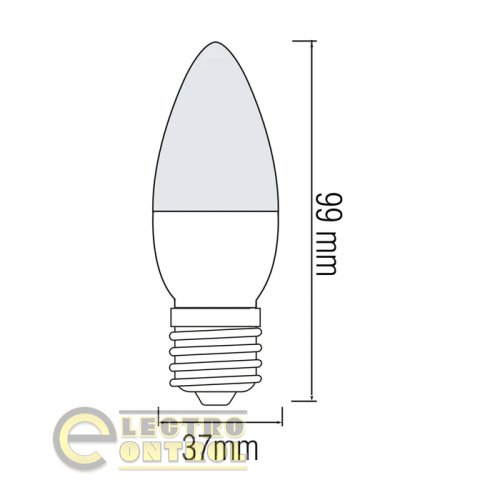 Светодиодная лампа Horoz ULTRA-6 6W E27 6400К 001-003-0006-040