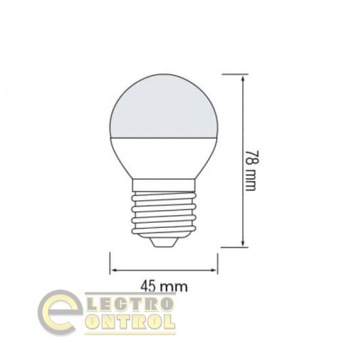 Светодиодная лампа Horoz ELITE-6 6W Е27 3000К 001-005-0006-051
