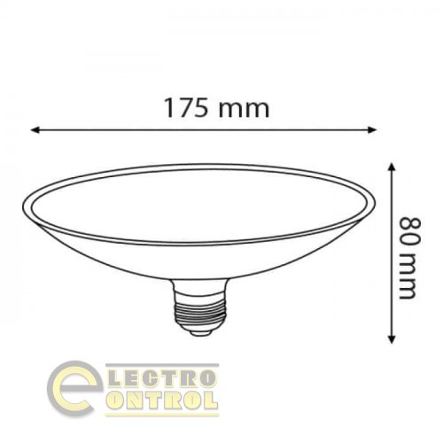 Світлодіодна лампа Horoz UFO-15 15W E27 4200K 001-044-0015-060