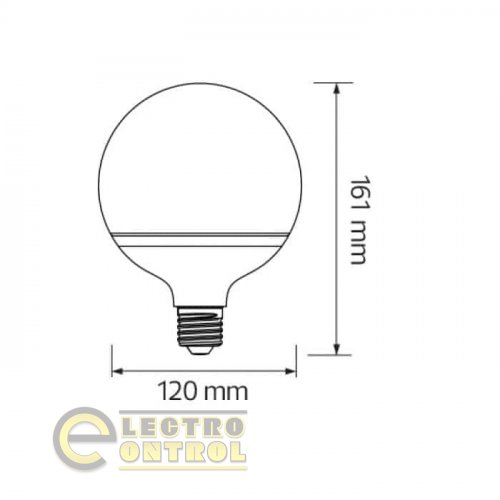 Светодиодная лампа Horoz GLOBE-20 20W E27 4200К 001-020-0020-061