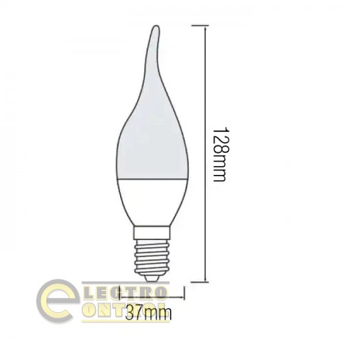 Светодиодная лампа Horoz CRAFT-6 6W E14 4200К 001-004-0006-031