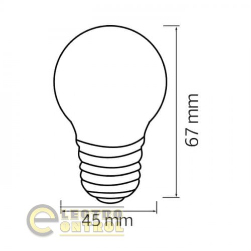 Светодиодная лампа Horoz RAINBOW 1W E27 001-017-0001-040