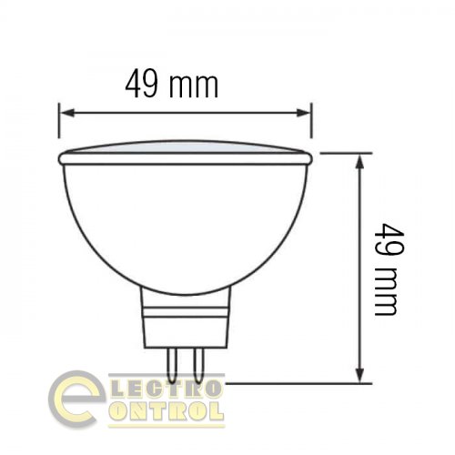 Светодиодная лампа Horoz FONIX-4 4W GU5.3 6400К 001-001-0004-011