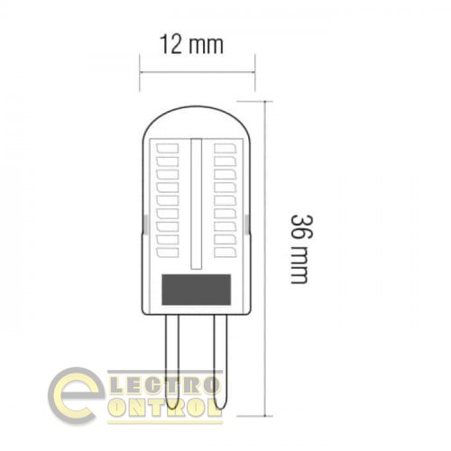 Светодиодная лампа Horoz MICRO-3 3W G4 6400К 001-010-0003-020