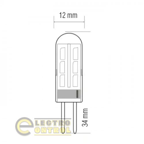 Світлодіодна лампа Horoz MIDI 1.5W G4 2700К 001-012-0002-010