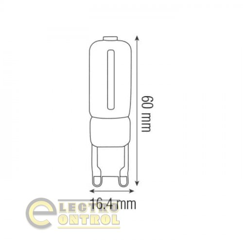 Світлодіодна лампа Horoz DECO-7 7W G9 4200К 001-023-0007-030