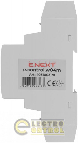 Счетчик однофазный e.control.w04m 5(45)А электронный класс 1.0 некоммерческий i0310031m