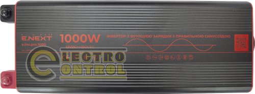 Инвертор с функцией зарядки e.inv.pro.1000 12/220В 1000Вт чистый синус s073002