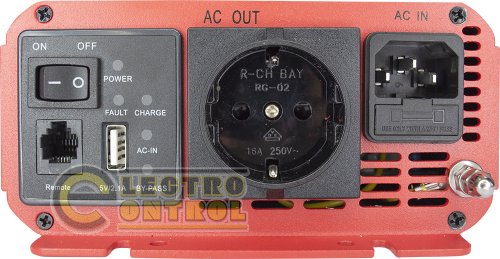 Инвертор с функцией зарядки e.inv.pro.1000 12/220В 1000Вт чистый синус s073002