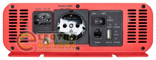 Інвертор з функцією зарядки e.inv.pro.2000 12/220В 2000Вт чистий синус s073003
