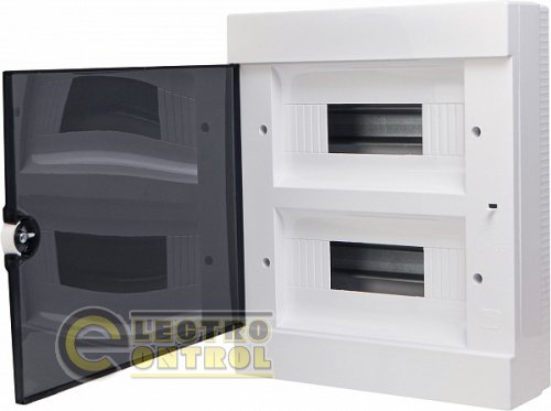 Щит модульный АСКО пластиковый 24 модуля навесной серии UBox