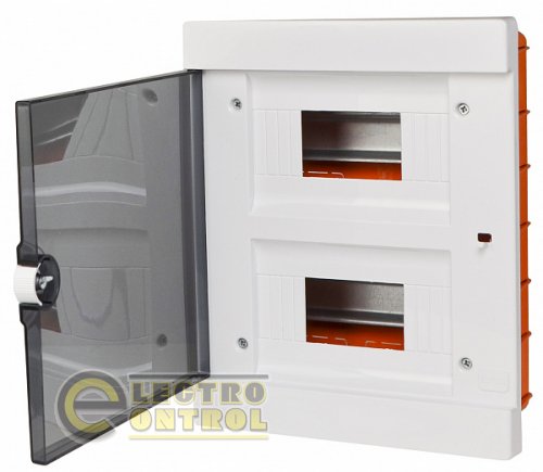 Щит модульний АСКО пластиковий 16 модулів вбудований серії UBox