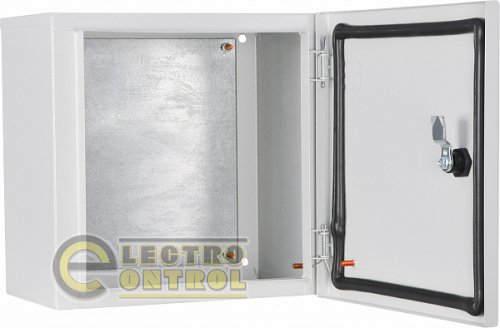 Щит з монтажною панеллю АСКО металевий Light 30х30х15 IP54 серії UBox