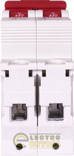 Модульний автоматичний вимикач Enext s081025 e.mcb.stand.60.DC.2.C63 2р 63А C 6кА DC