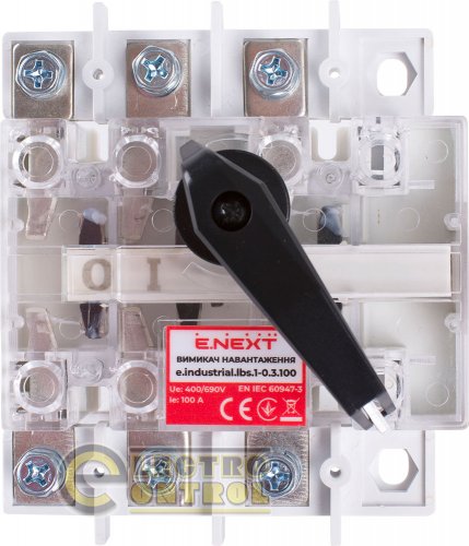 Выключатель нагрузки Enext i089001 e.industrial.lbs.1-0.3.100 3P 100А