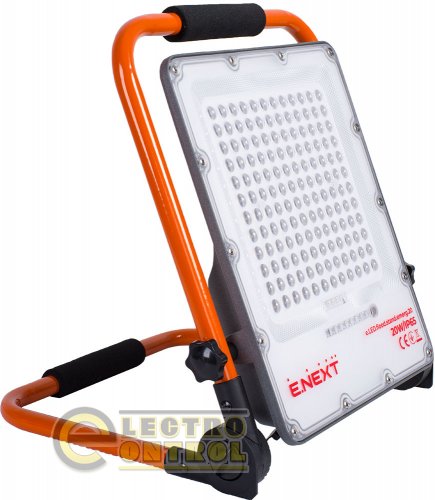 Прожектор Enext l0790014 світлодіодний акумуляторний e.LED.flood.stand.emerg.20