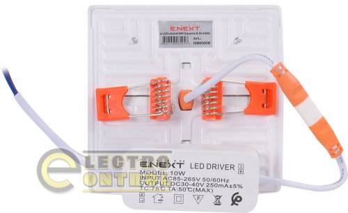 Светильник Enext l0861008 светодиодный встроенный e.LED.stand.MP.Square.R.10.4500 квадрат 10Вт 4500К 900Лм